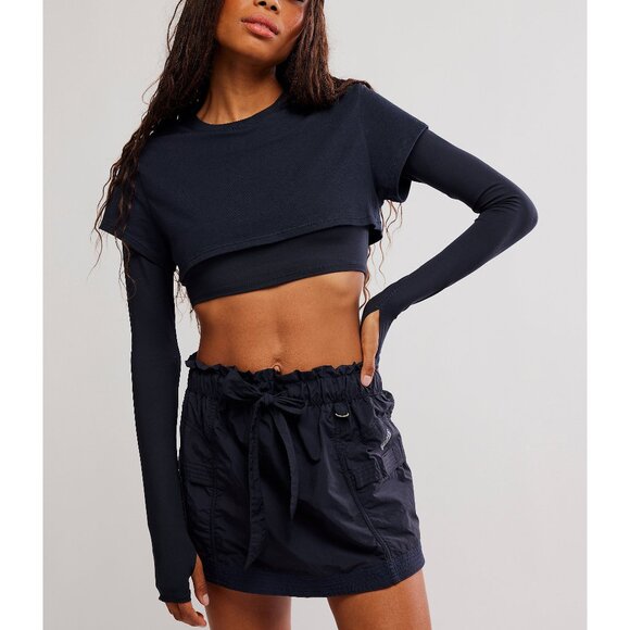 FP Movement by Free People Tops - FP MOVEMENT Double Double Layer / Black